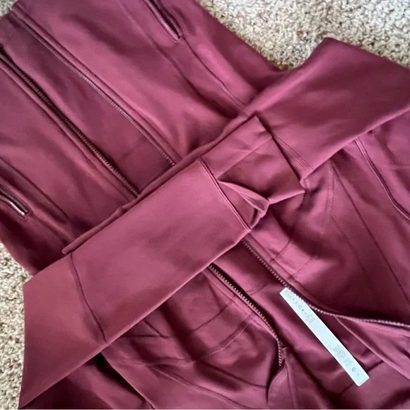 Lululemon Athletica Red Athletic Jacket with Zipper Closure - Picture 4 of 7